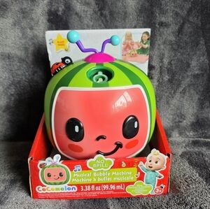 New kid's girl/ boy Cocomelon musical Bubble Machine 3.38 fl oz No spill